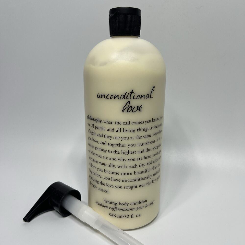 Philosophy Unconditional Love Firming Body Emulsion 32oz w/ Pump NEW